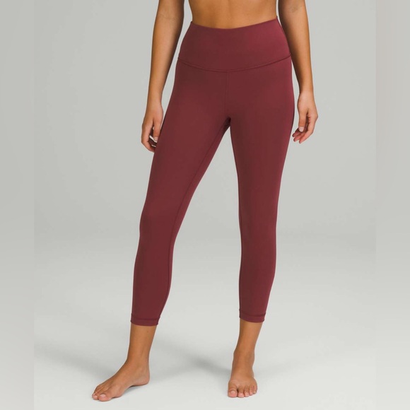 lululemon athletica Burgundy Leggings - Picture 2 of 8